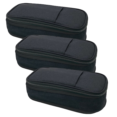 Teacher Created Resources Black Pencil Case, 3PK TCR6122